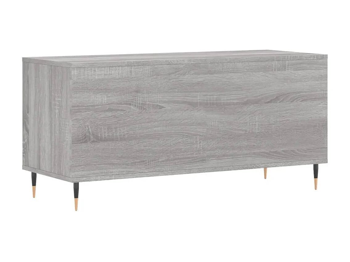 Armoire à disques sonoma gris 100x38x48 cm bois d'ingénierie
