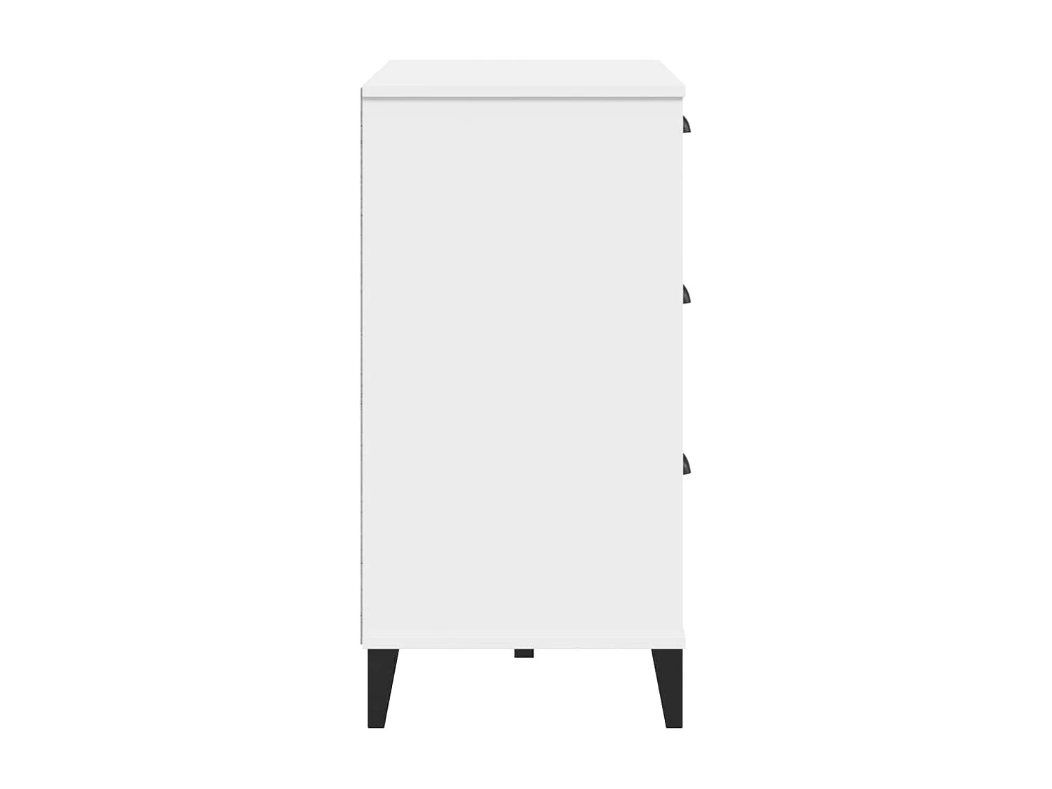 Commode VIKEN blanc bois d'ingénierie