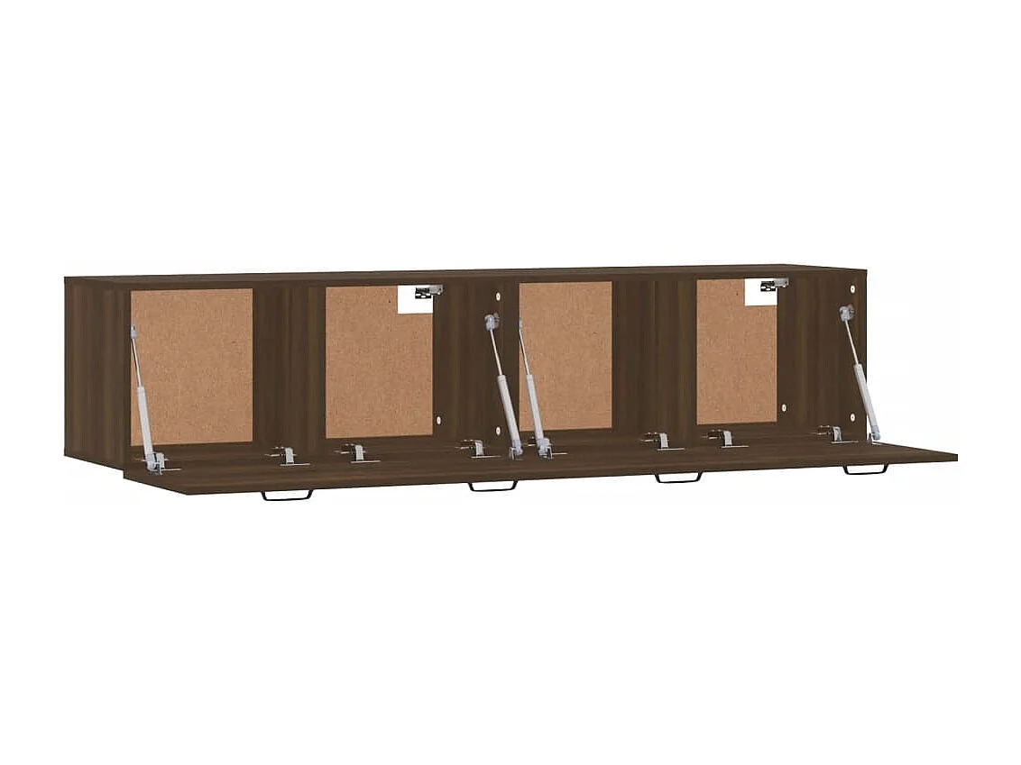 Armoires murales 2pcs Chêne brun 60x36,5x35cm Bois d'ingénierie