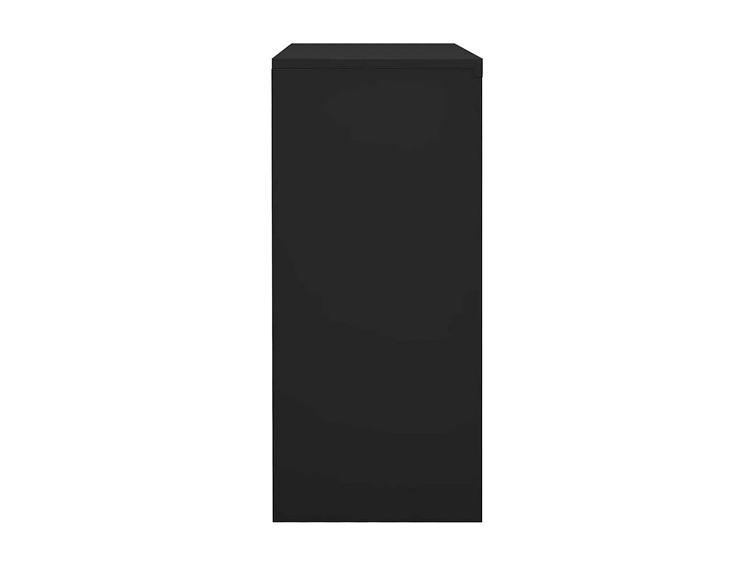 Armoire de bureau porte coulissante Anthracite 90x40x90cm Acier