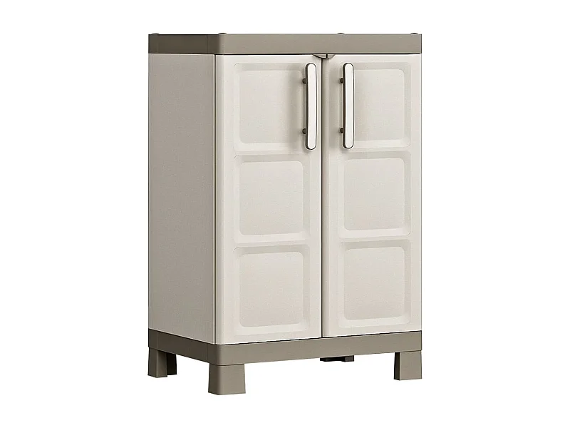 Armário de arrumação Excellence 97cm bege/cinzento-acastanhado