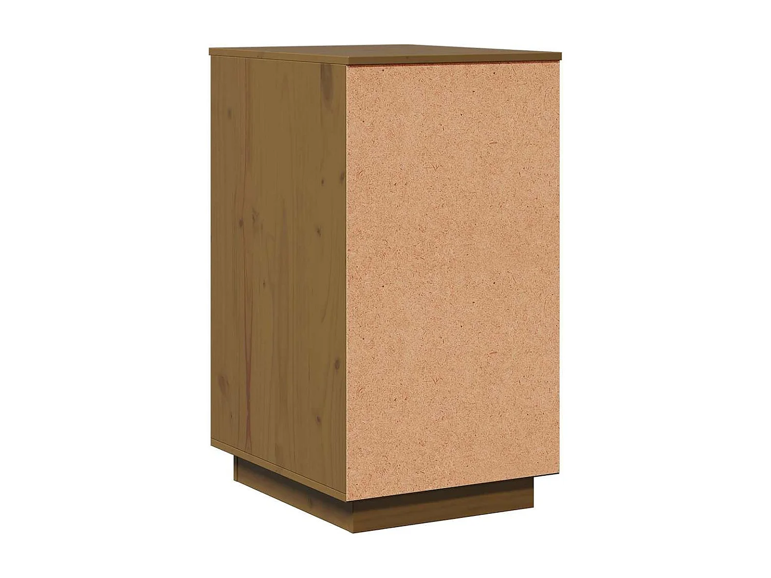 Armoire de bureau Marron miel 40x50x75 cm Bois massif de pin