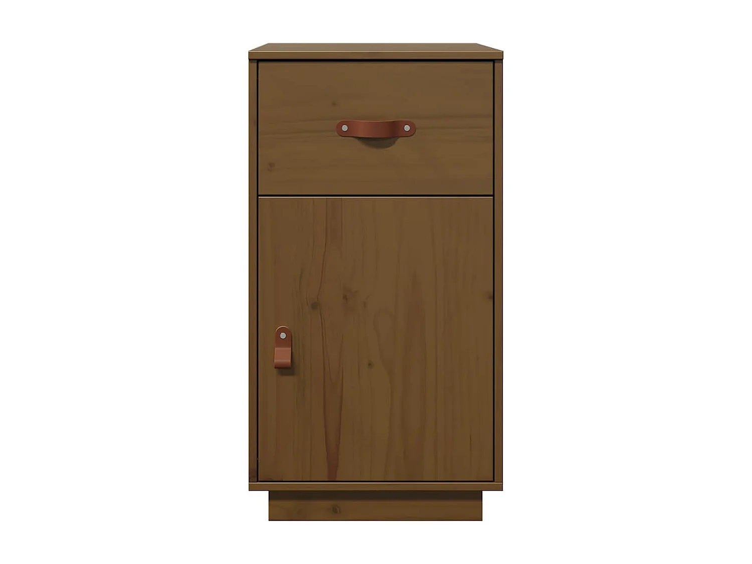 Armoire de bureau Marron miel 40x50x75 cm Bois massif de pin