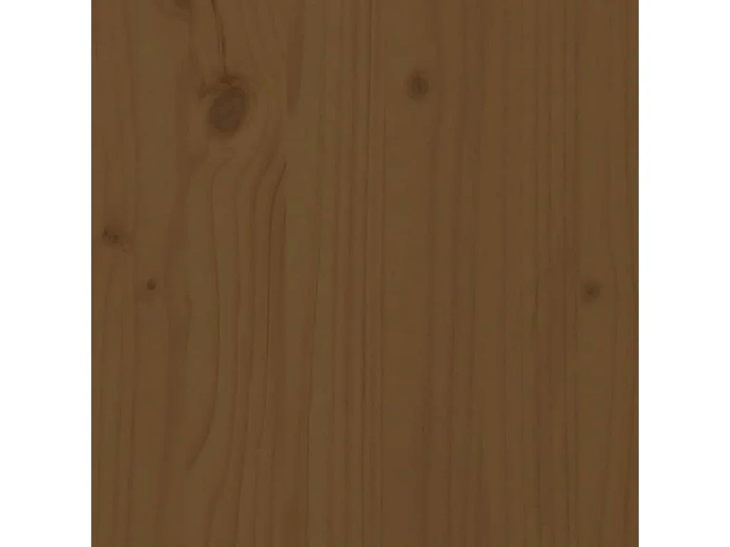 Armoire de bureau Marron miel 40x50x75 cm Bois massif de pin