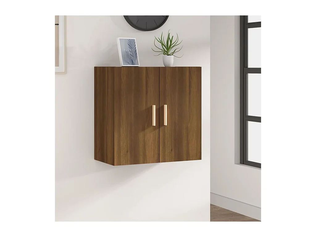 Armoire murale Chêne marron 60x30x60 cm Bois d'ingénierie