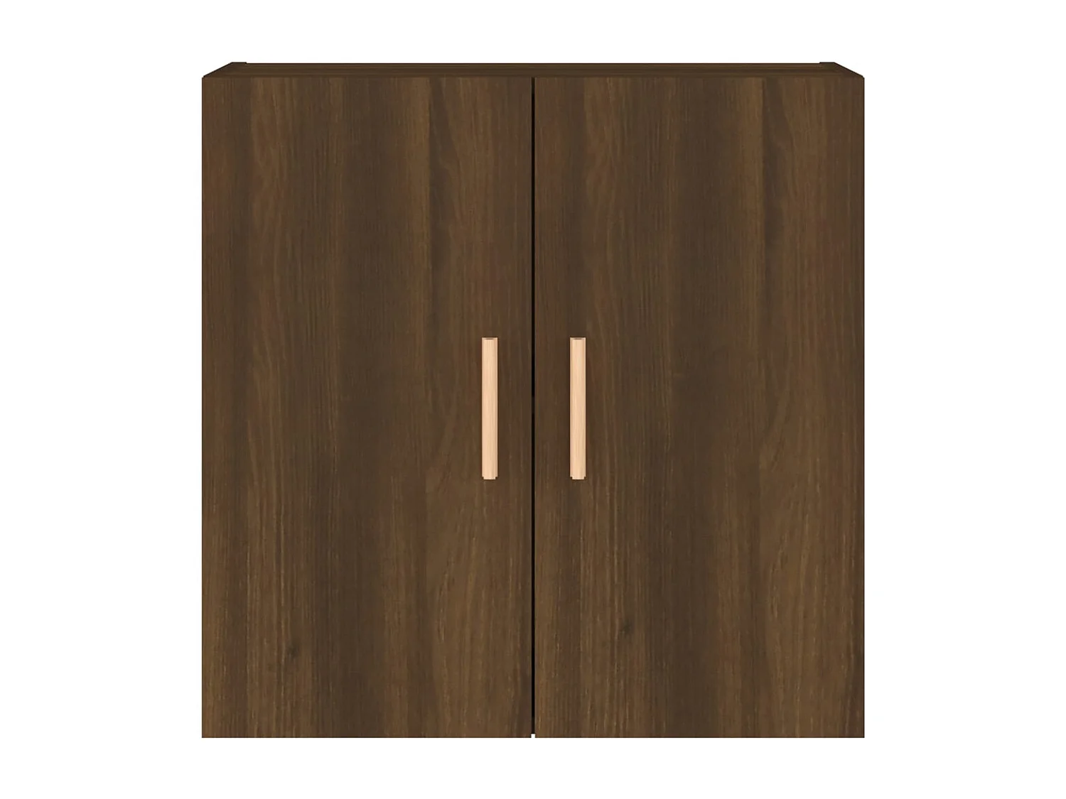Wandkast 60x30x60 cm bewerkt hout bruin eikenkleur