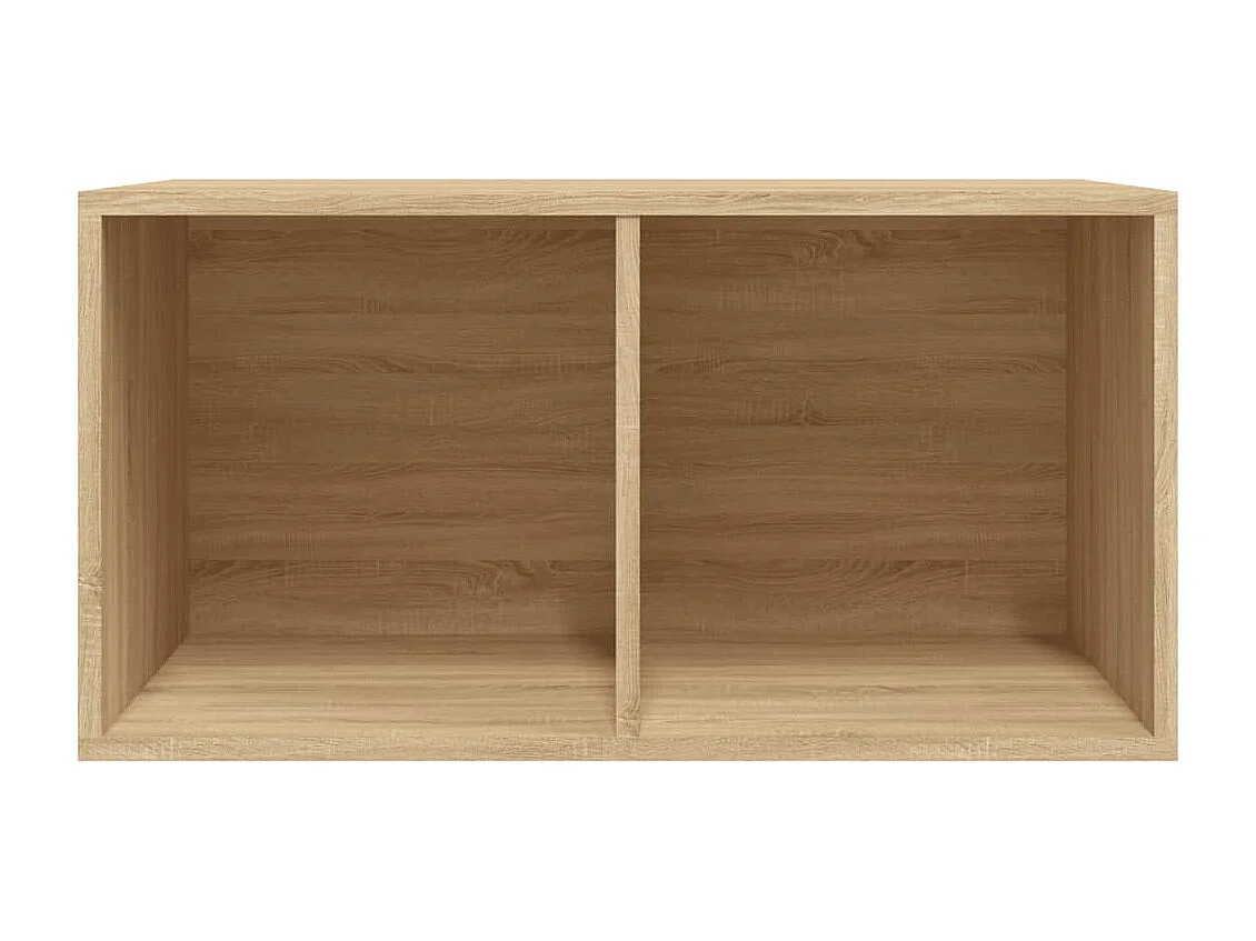 Schallplatten-Aufbewahrungsbox Sonoma Eiche 71x34x36 cm