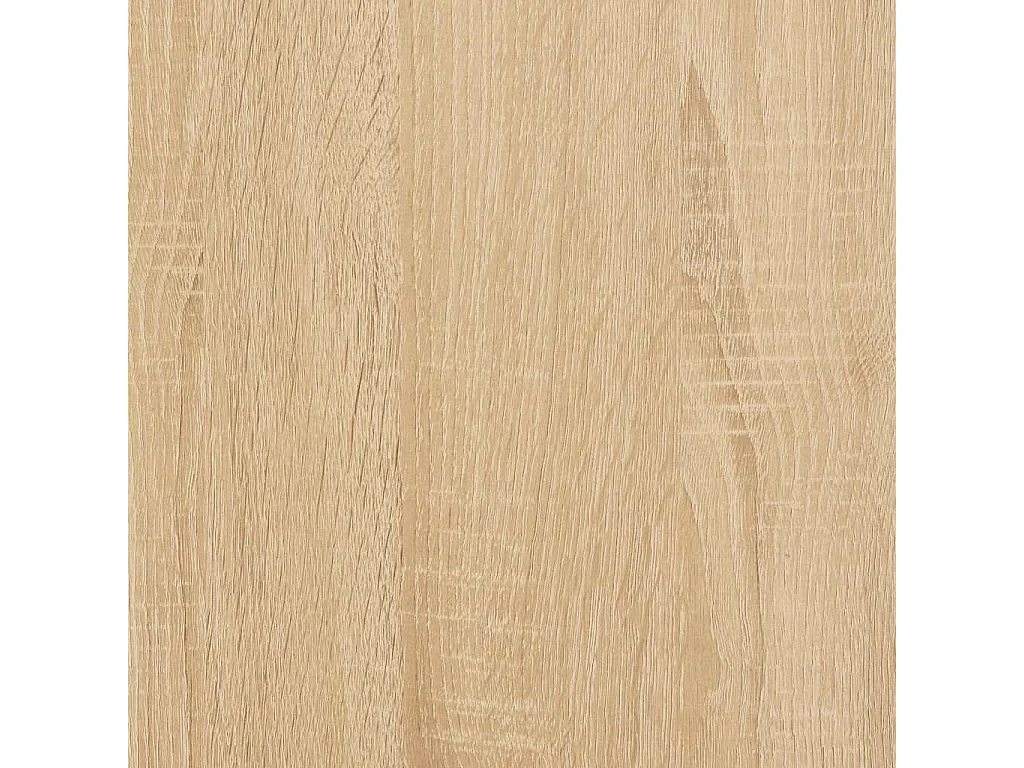 Boîte de rangement de vinyles Chêne sonoma 71x34x36 cm