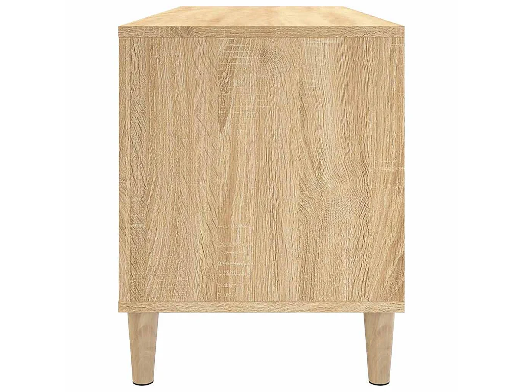 Platenkast 100x38x48 cm bewerkt hout sonoma eikenkleurig