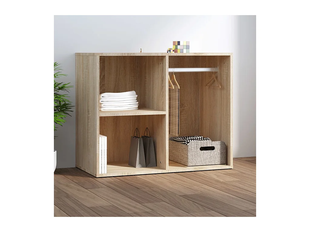 Armoire de dressing Chêne Sonoma 80x40x65 cm Bois d'ingénierie