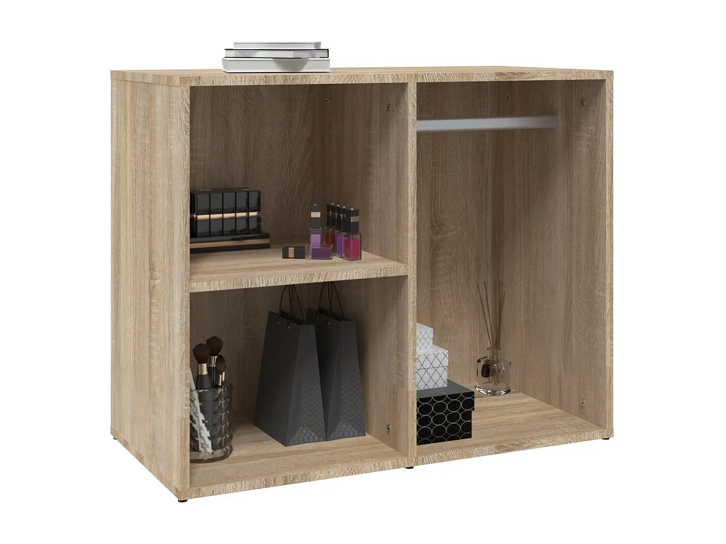 Armadietto Cosmetici Rovere Sonoma 80x40x65cm Legno Multistrato