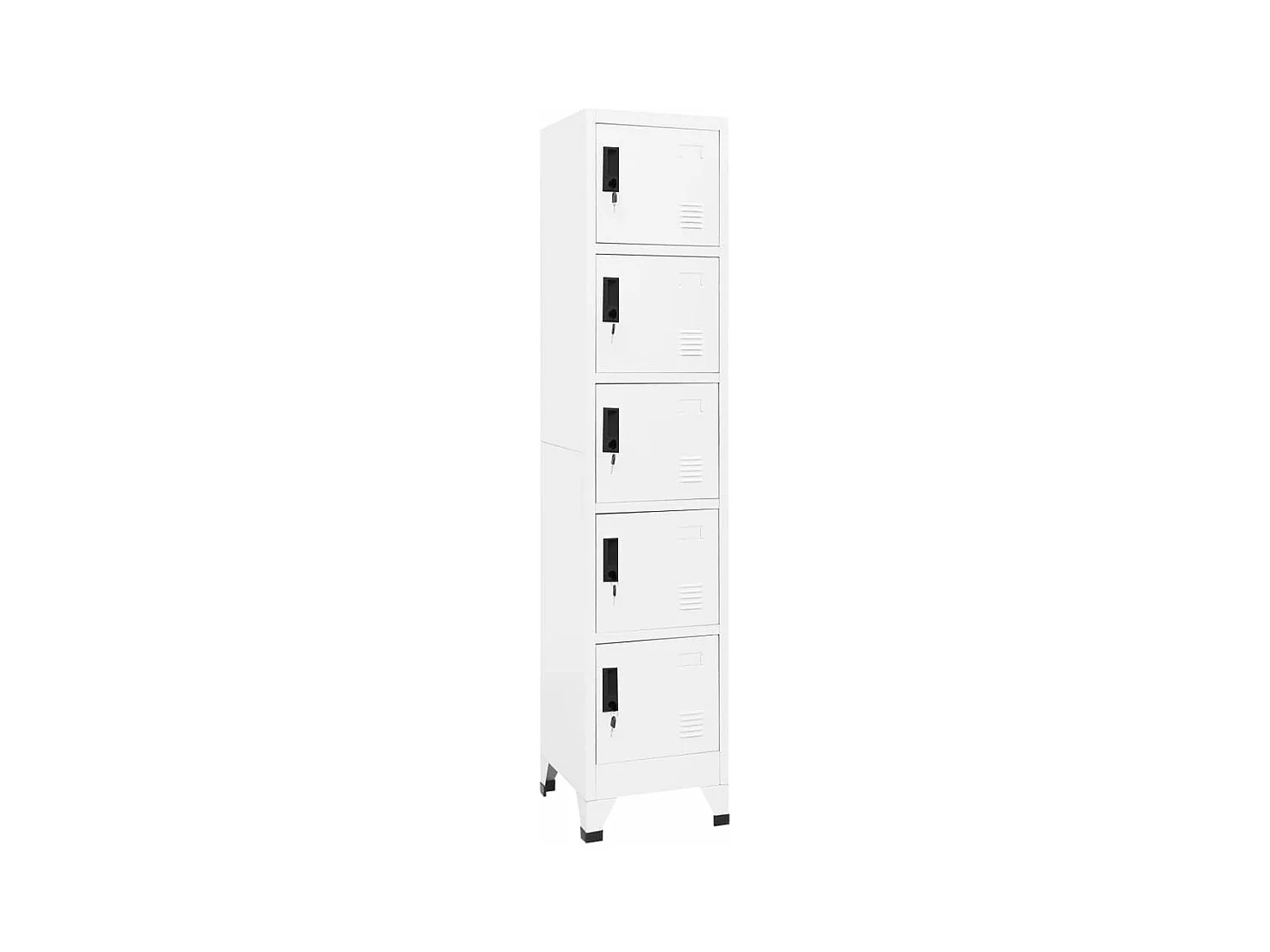 Armoire à casiers Blanc 38x40x180 cm Acier