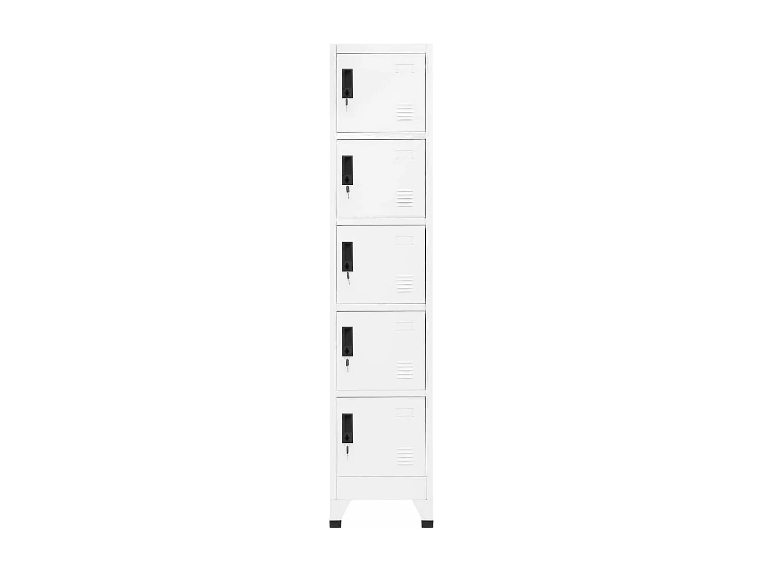 Armoire à casiers Blanc 38x40x180 cm Acier