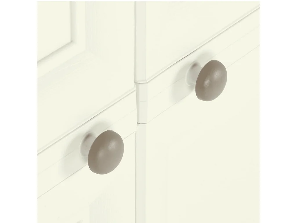 Armoire plastique 79x43x125 cm design bois glace à la vanille