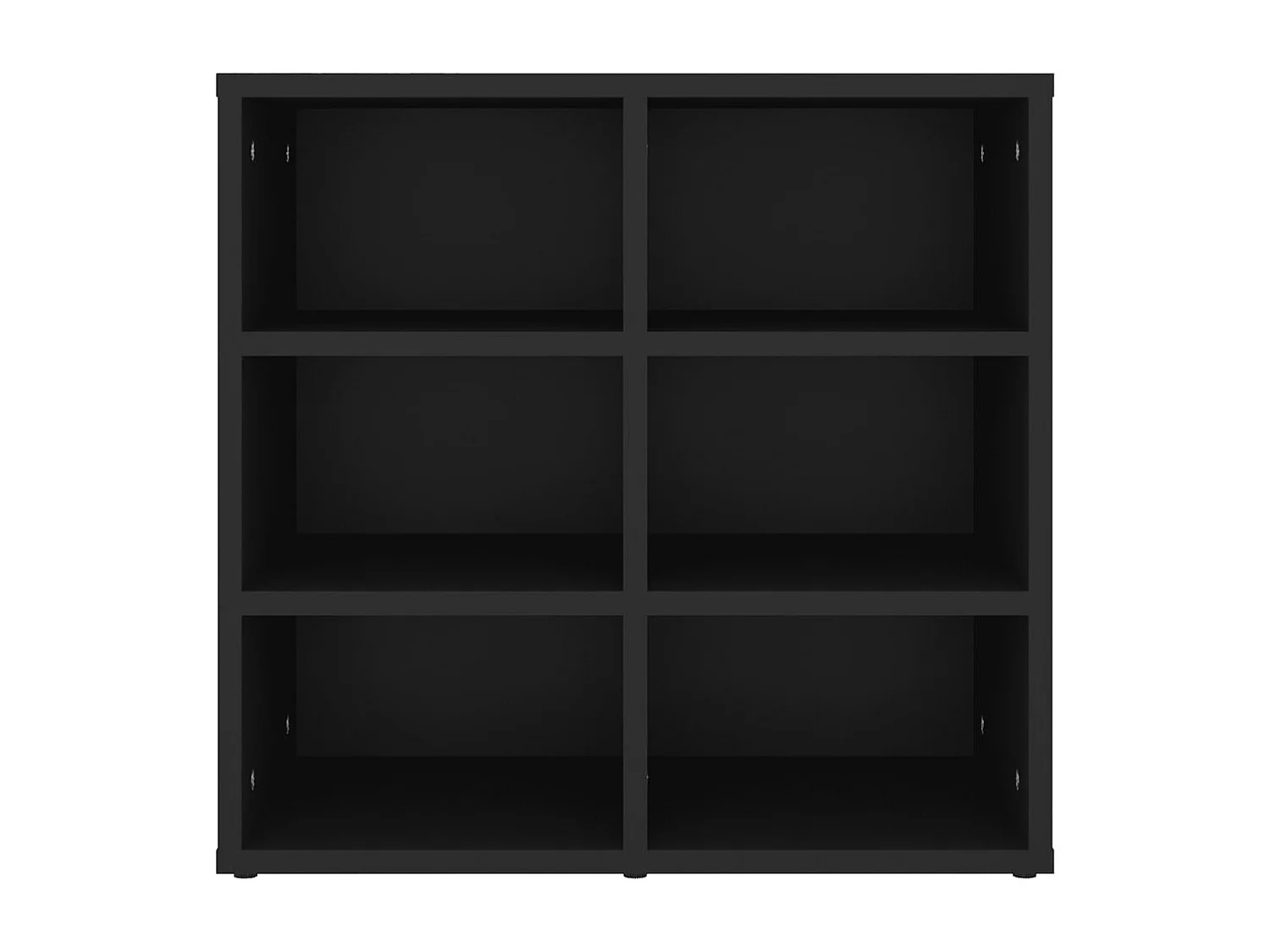 Scarpiere 2 pz Nere 52,5x30x50 cm