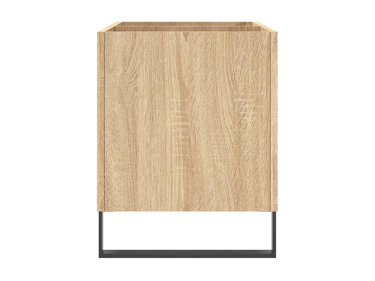 Mobile Porta Dischi Rovere Sonoma 74,5x38x48 Legno Multistrato