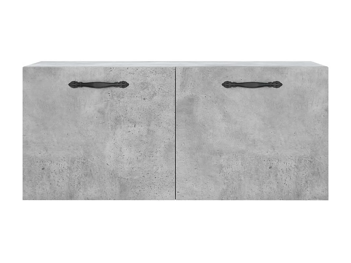 Wandschrank Betongrau 80x36,5x35 cm Holzwerkstoff