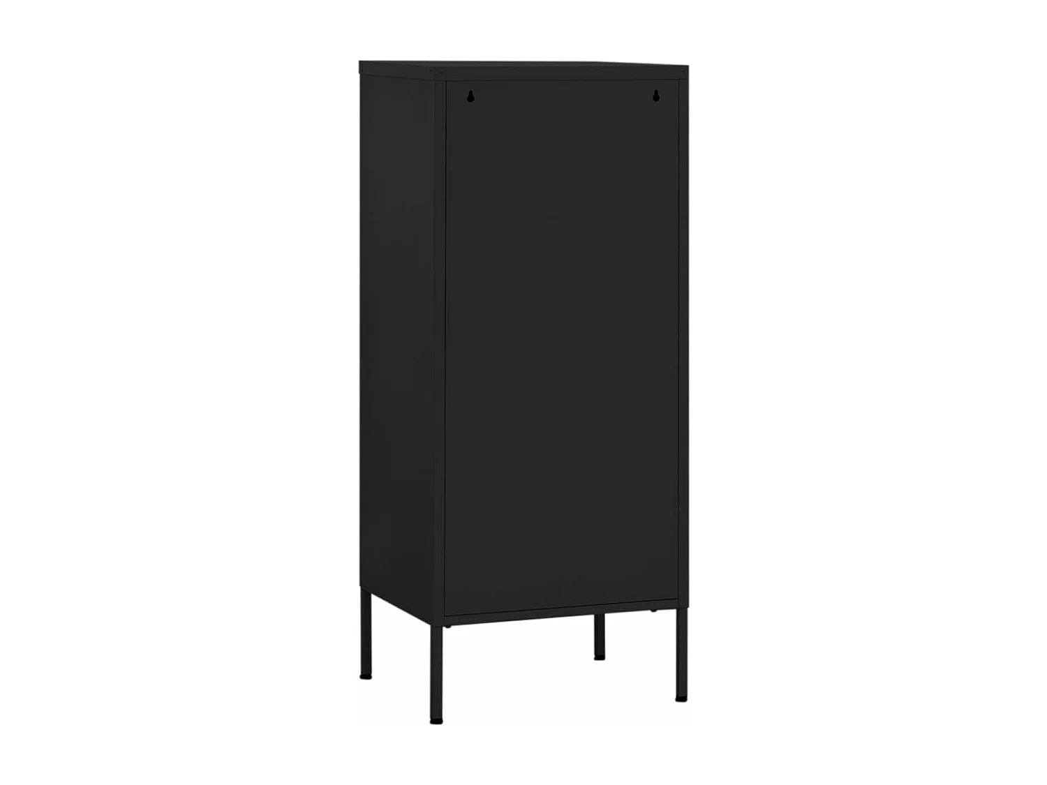 Lagerschrank Schwarz 42,5x35x101,5 cm Stahl