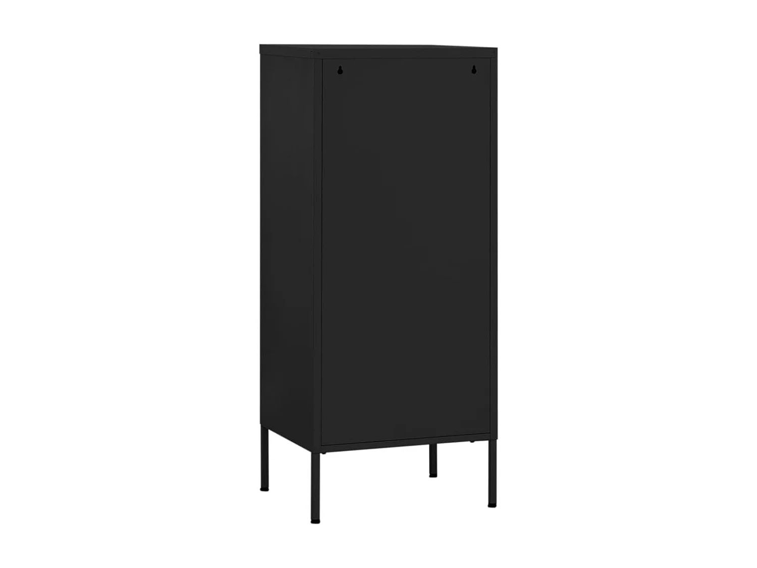 Armoire de rangement Noir 42,5x35x101,5 cm Acier