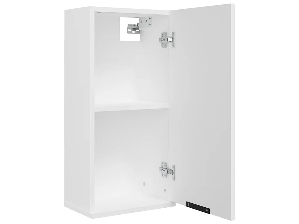 Mobile da Bagno a Parete Bianco 32x20x67 cm