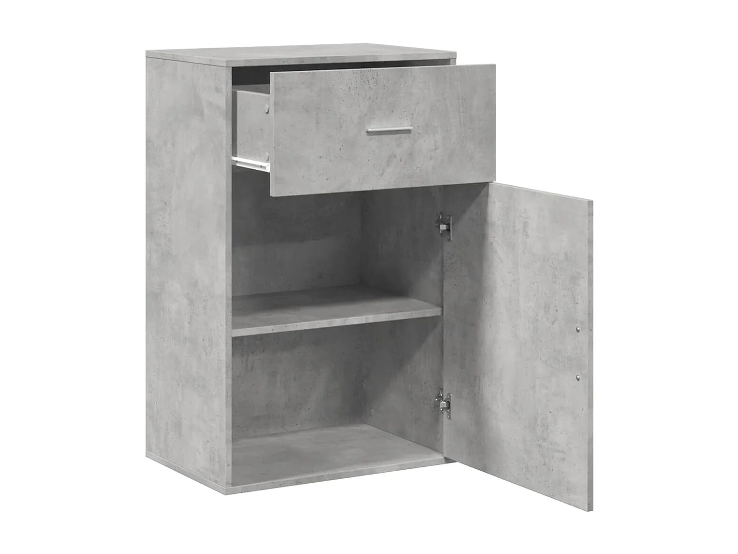 Opbergkast 56,5x39x90 cm bewerkt hout betongrijs