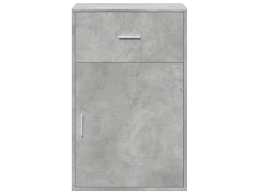 Armoire de rangement gris béton 56,5x39x90 cm bois d'ingénierie