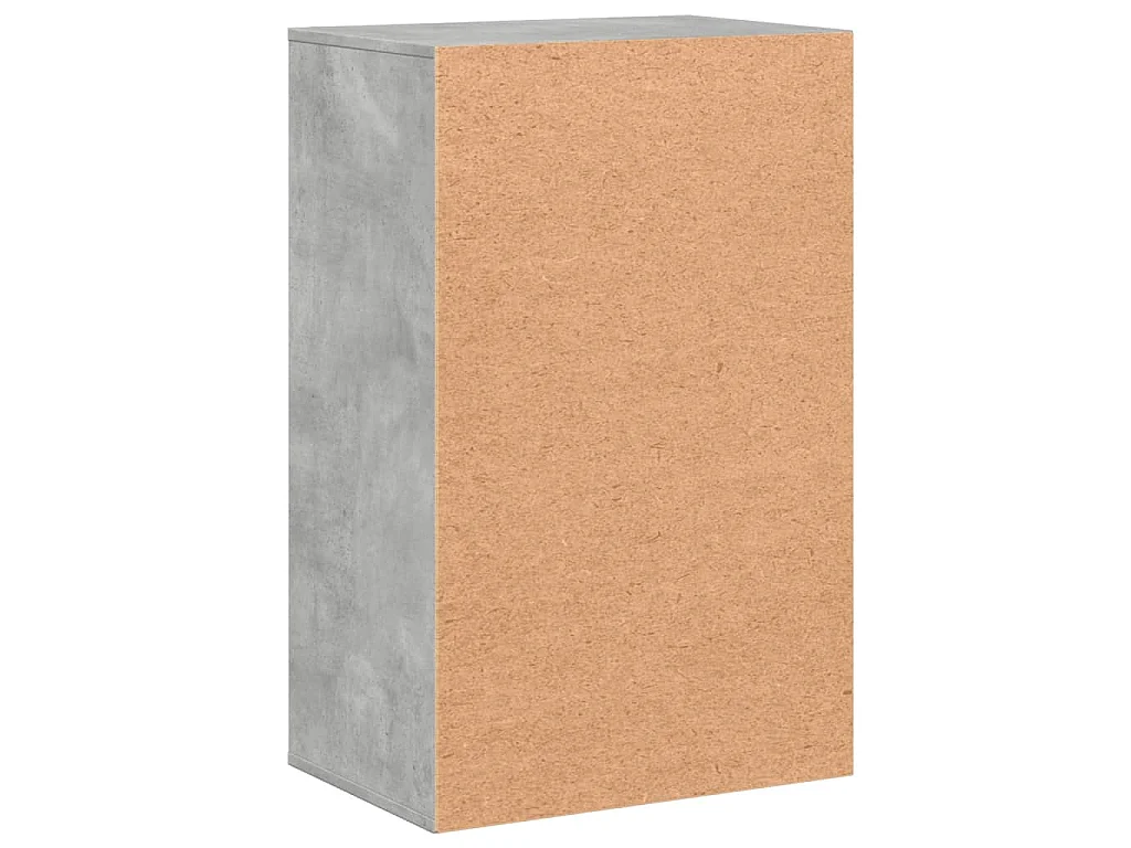Armoire de rangement gris béton 56,5x39x90 cm bois d'ingénierie