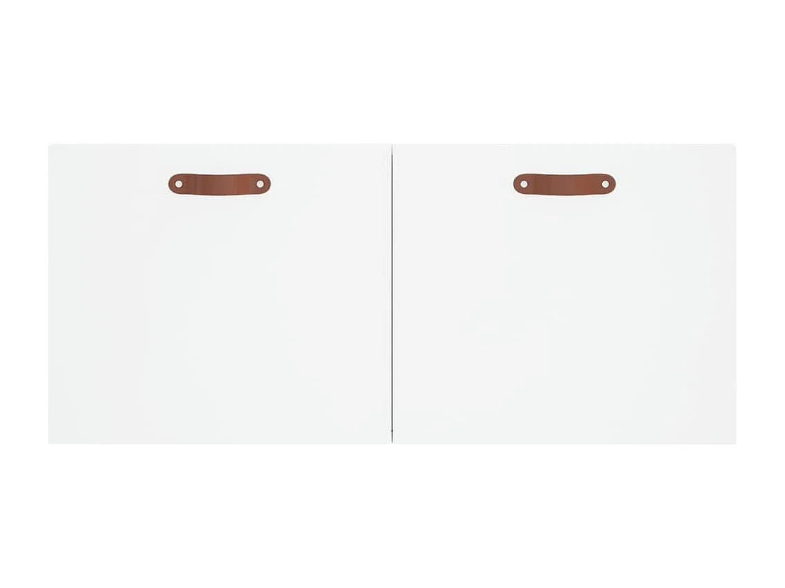 Armoire murale blanc 80x36,5x35 cm bois d'ingénierie