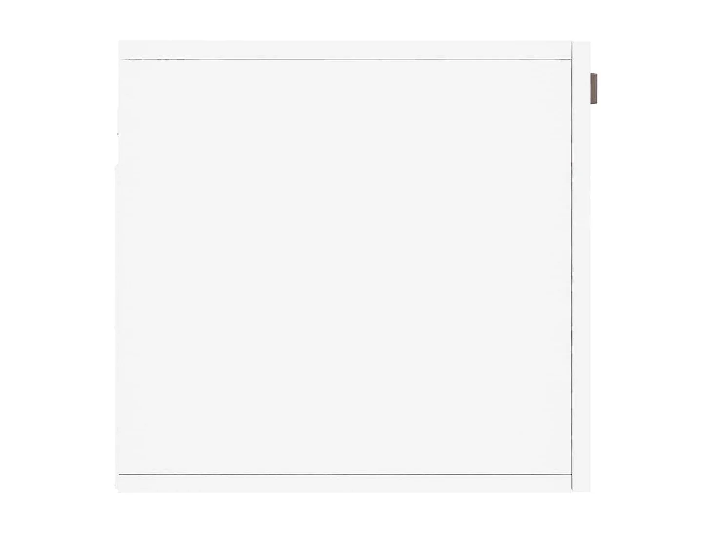 Armoire murale blanc 80x36,5x35 cm bois d'ingénierie