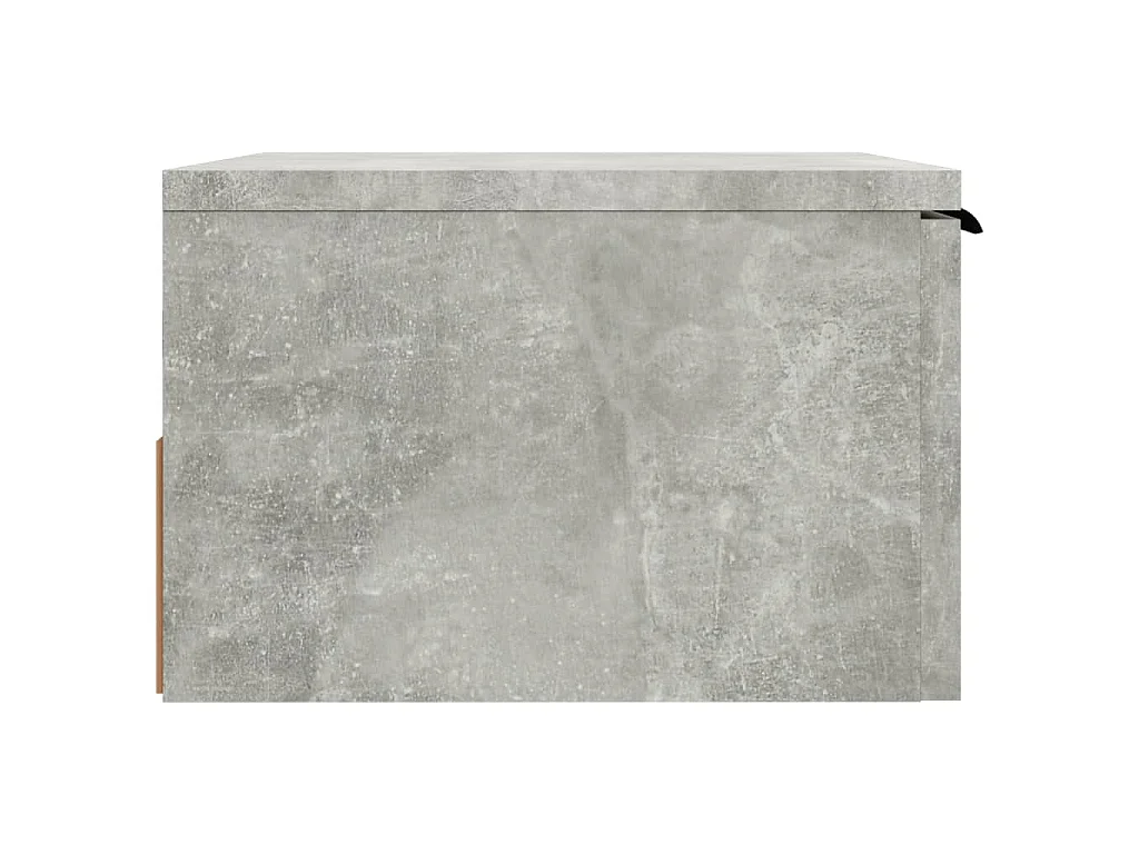 Wand-Nachttisch Betongrau 34x30x20 cm