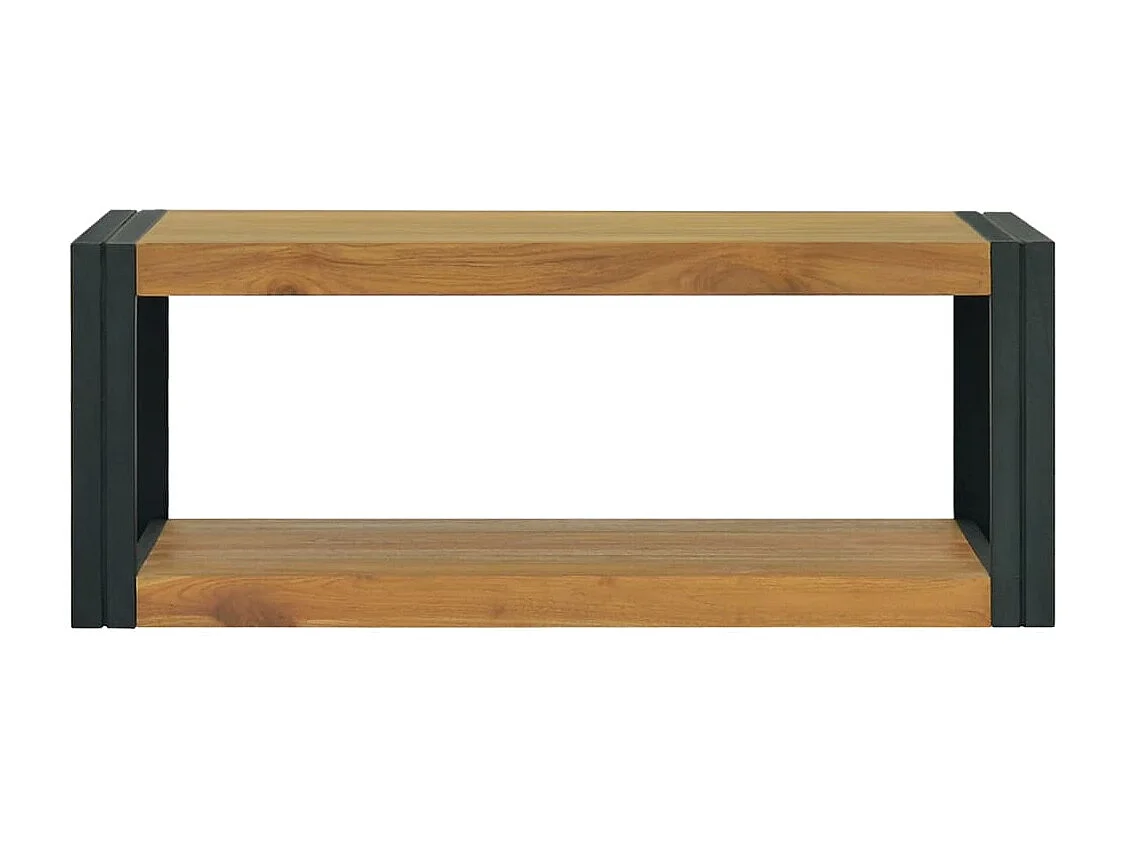 Armoire murale de salle de bain 90x45x35 cm Bois de teck solide