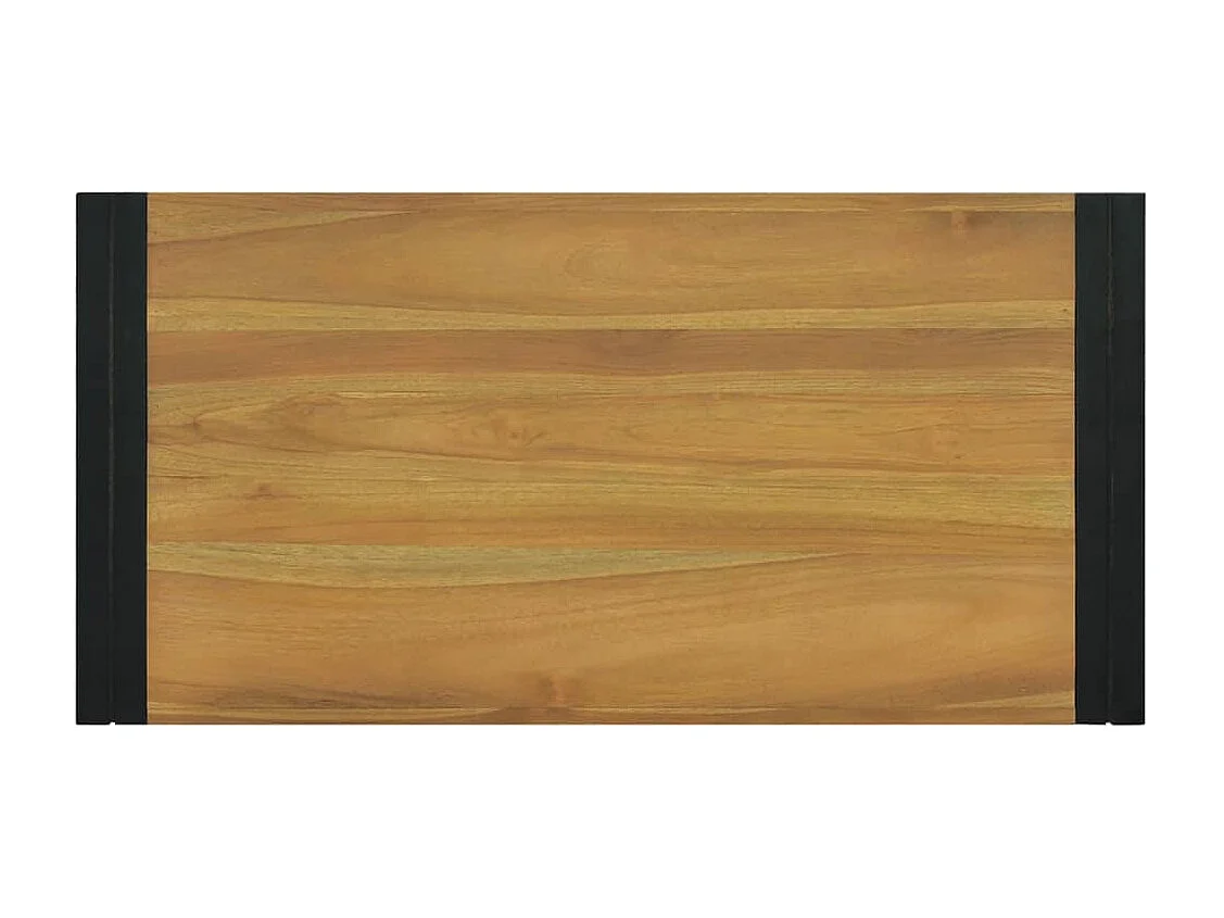 Armoire murale de salle de bain 90x45x35 cm Bois de teck solide