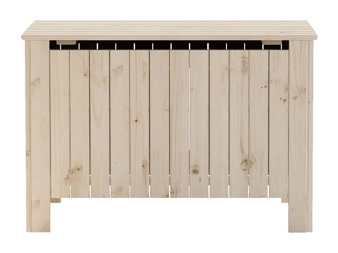 Boîte de rangement avec couvercle RANA bois massif de pin