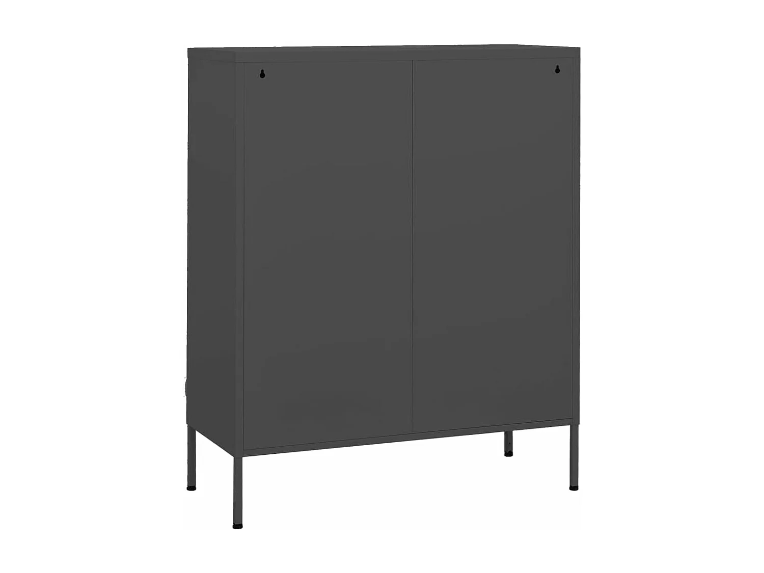 Armoire de rangement Anthracite 80x35x101,5 cm Acier