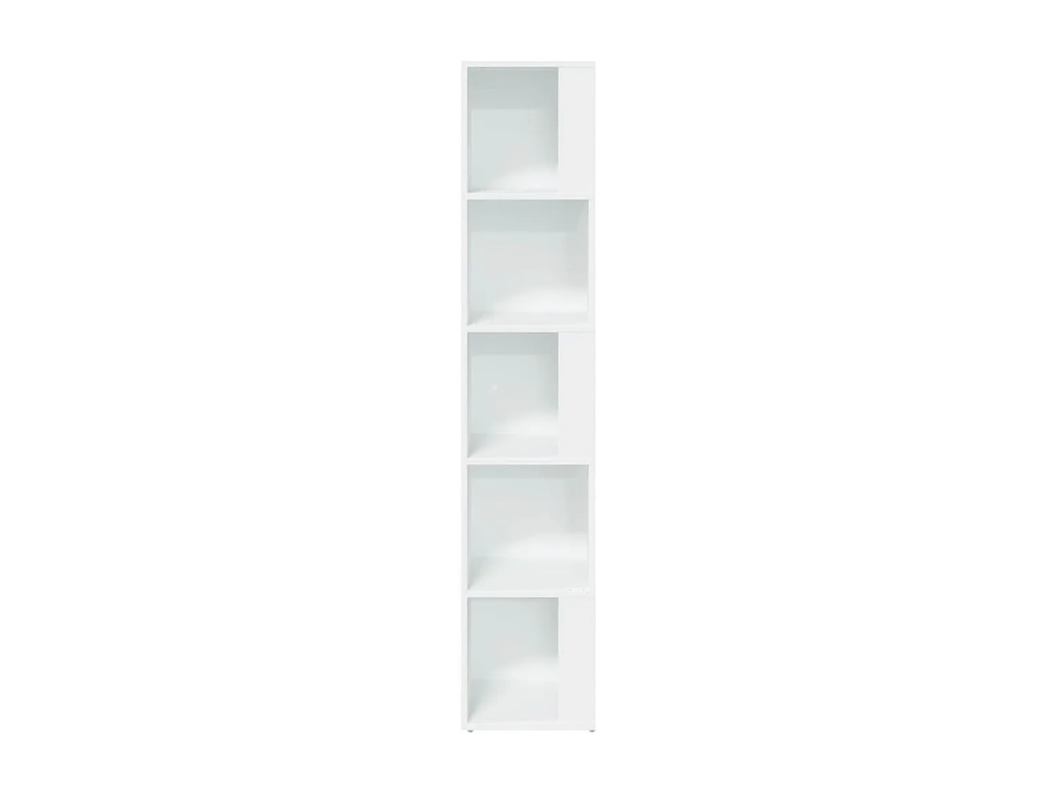 Armadio Angolare Bianco 33x33x164,5 cm in Truciolato