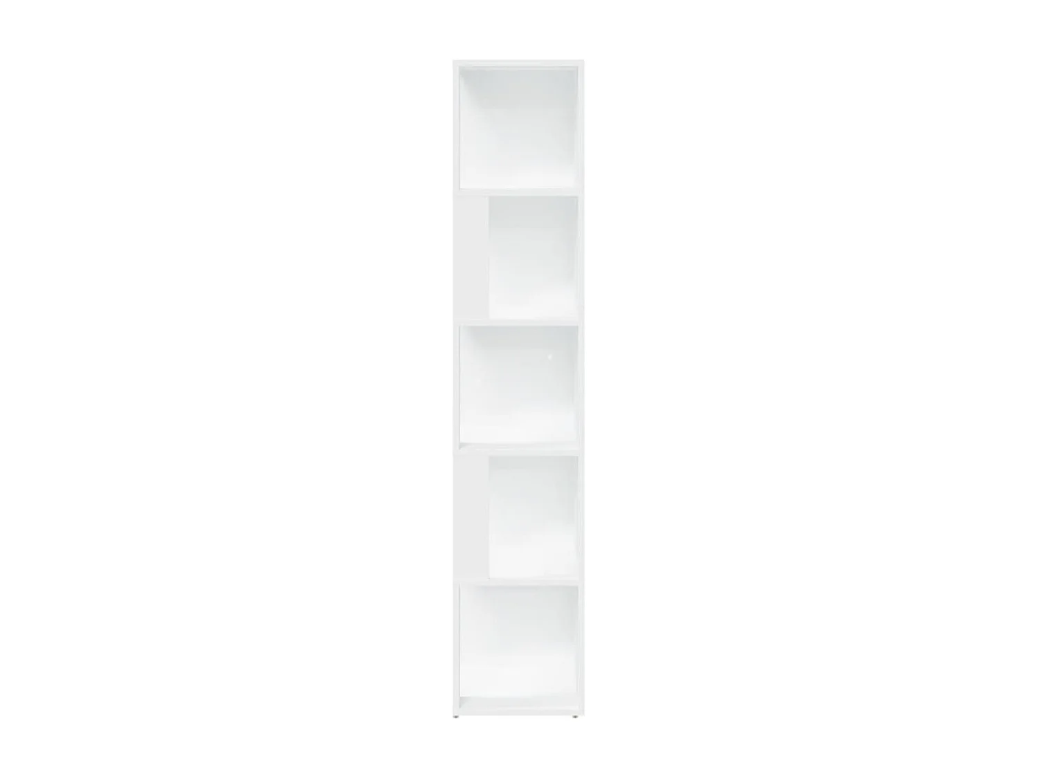Armadio Angolare Bianco 33x33x164,5 cm in Truciolato