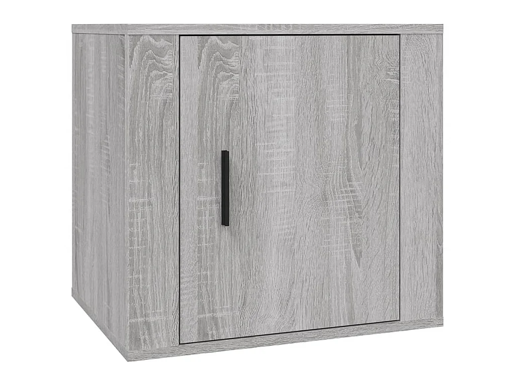 Table de chevet Sonoma gris 50x39x47 cm