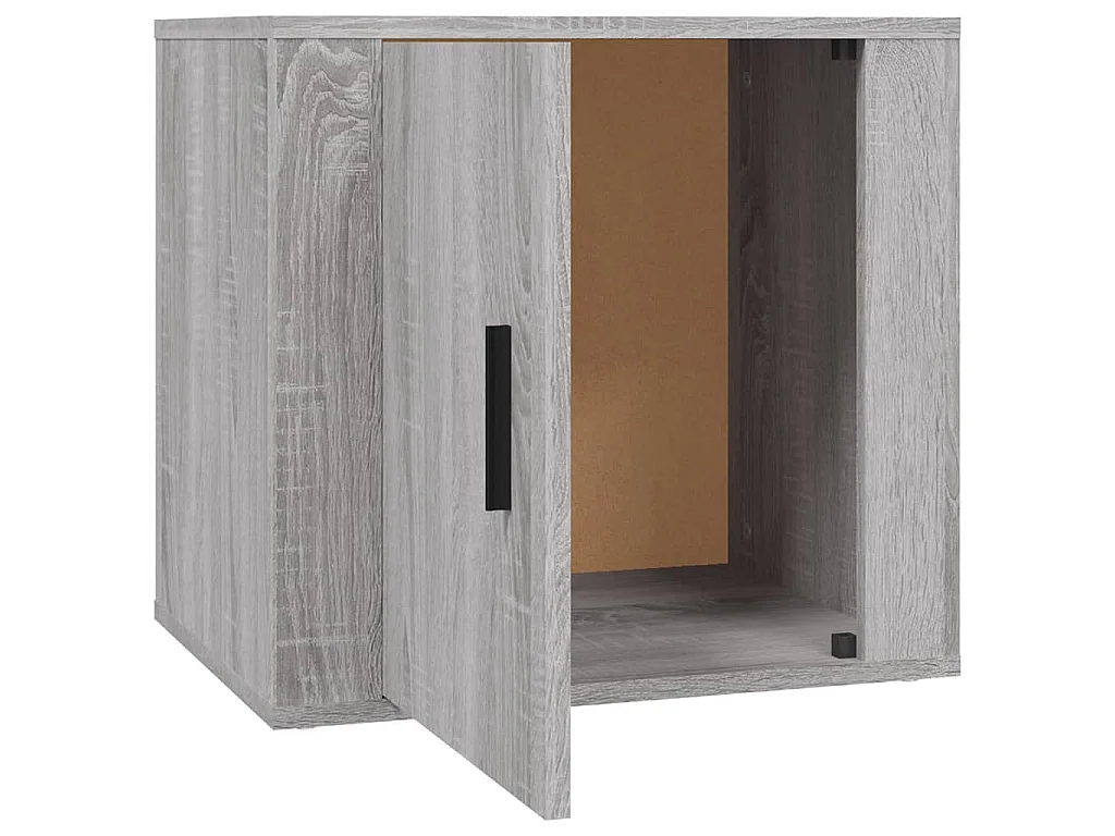 Table de chevet Sonoma gris 50x39x47 cm