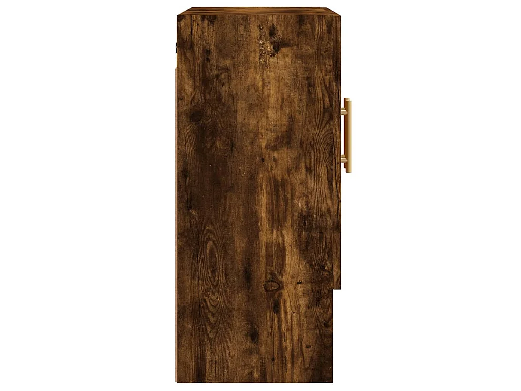 Armoire murale chêne fumé 60x31x70 cm bois d'ingénierie