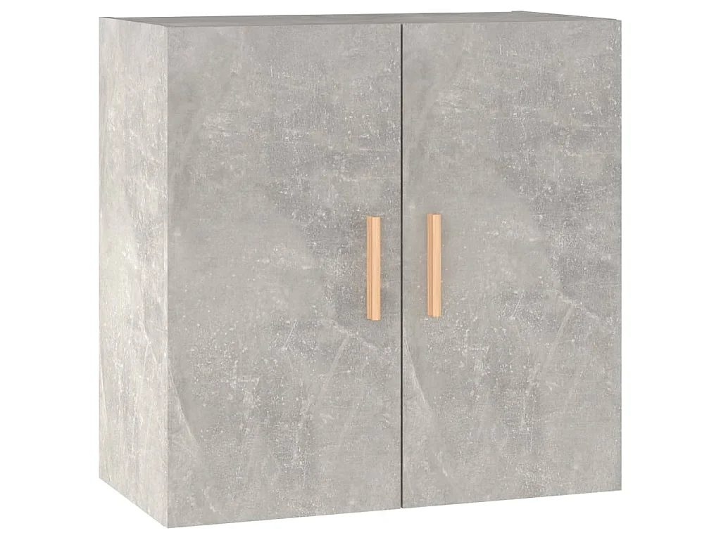 Armoire murale Gris béton 60x30x60 cm Bois d'ingénierie