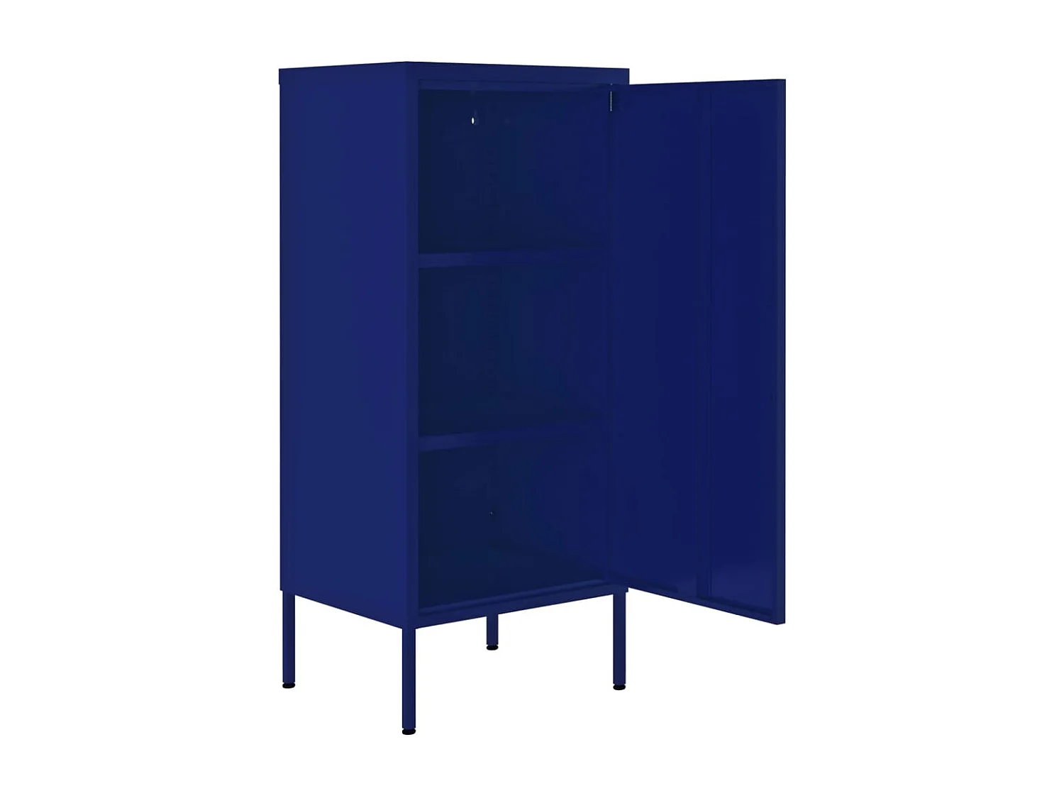 Armoire de rangement Bleu marine 42,5x35x101,5 cm Acier