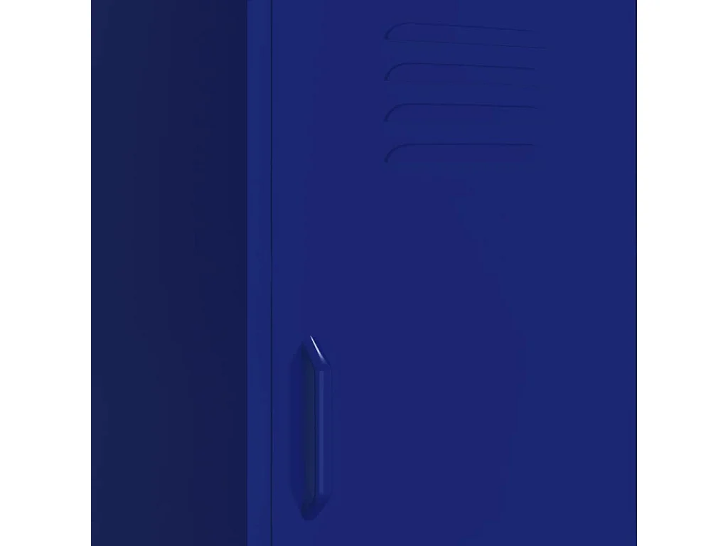 Armoire de rangement Bleu marine 42,5x35x101,5 cm Acier