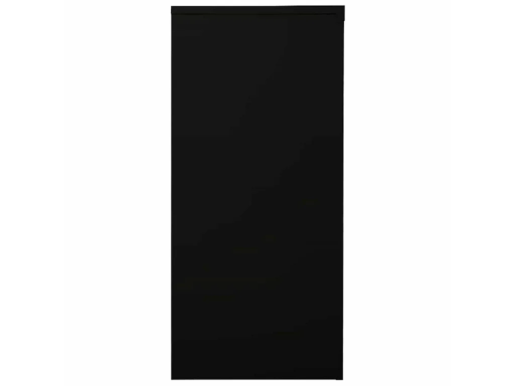 Roldeurkast 90x40x90 cm staal zwart