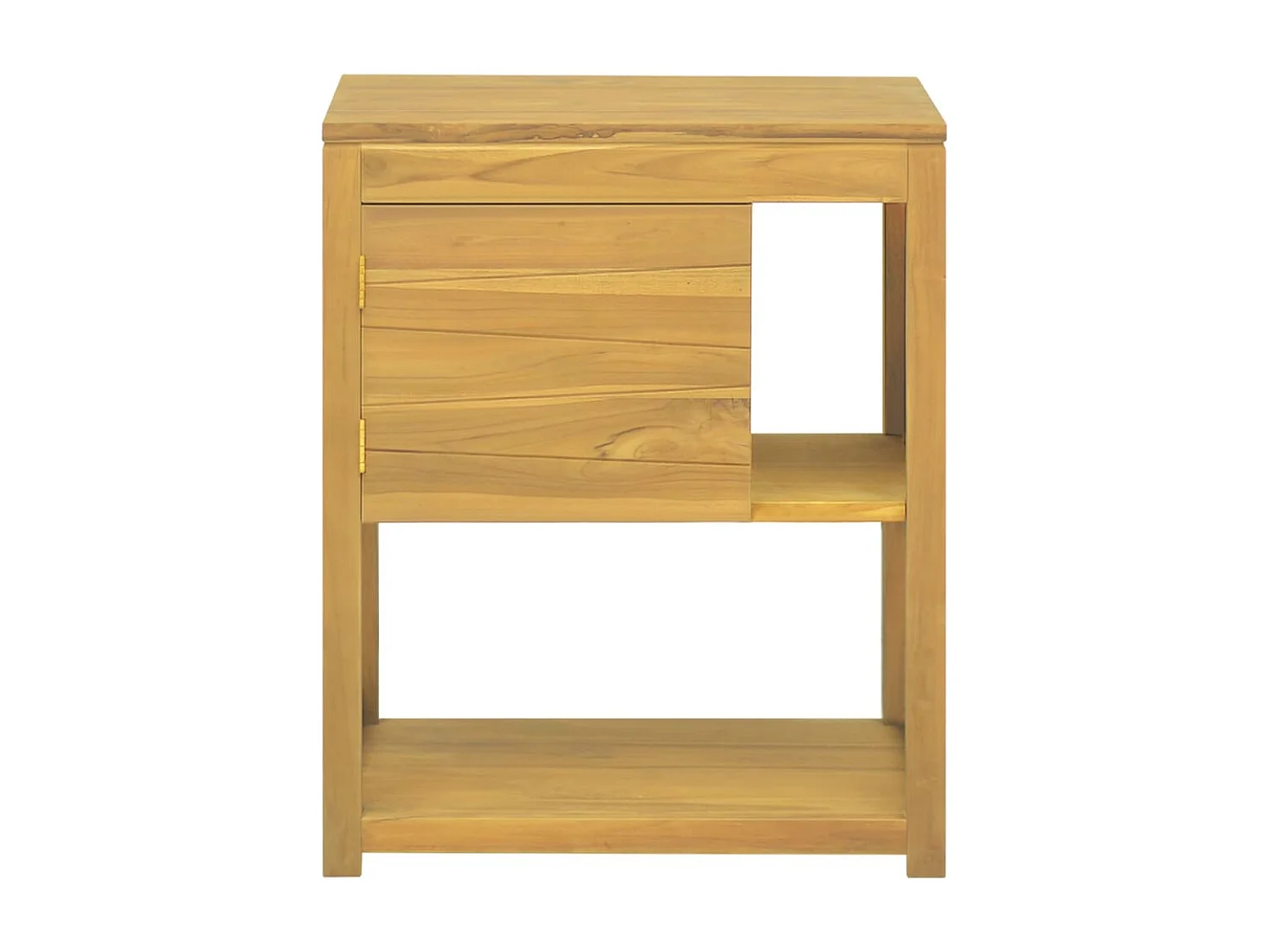 Mobile da Bagno 60x40x75 cm in Legno Massello di Teak