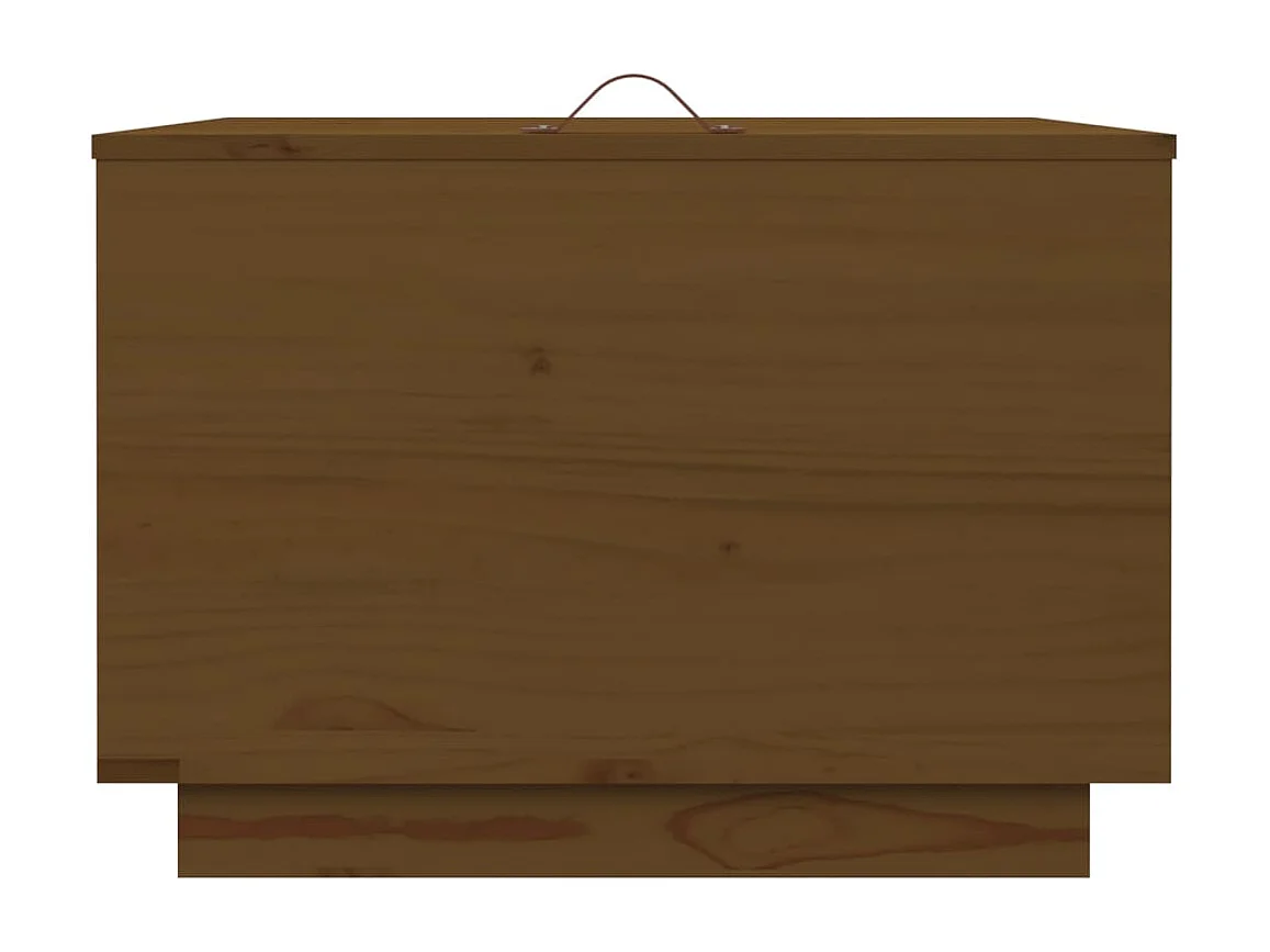 Aufbewahrungsboxen mit Deckeln 3 Stk. Braun Massivholz Kiefer