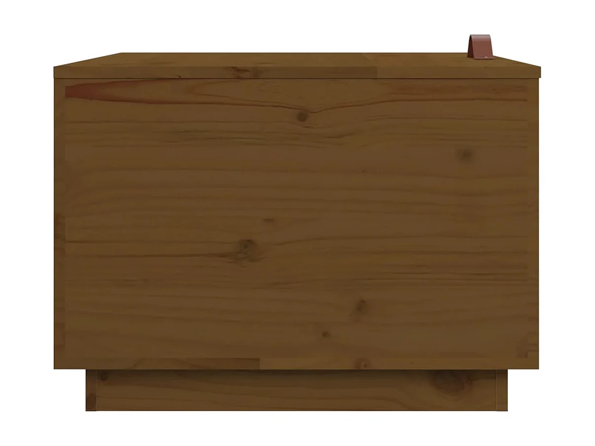 Aufbewahrungsboxen mit Deckeln 3 Stk. Braun Massivholz Kiefer