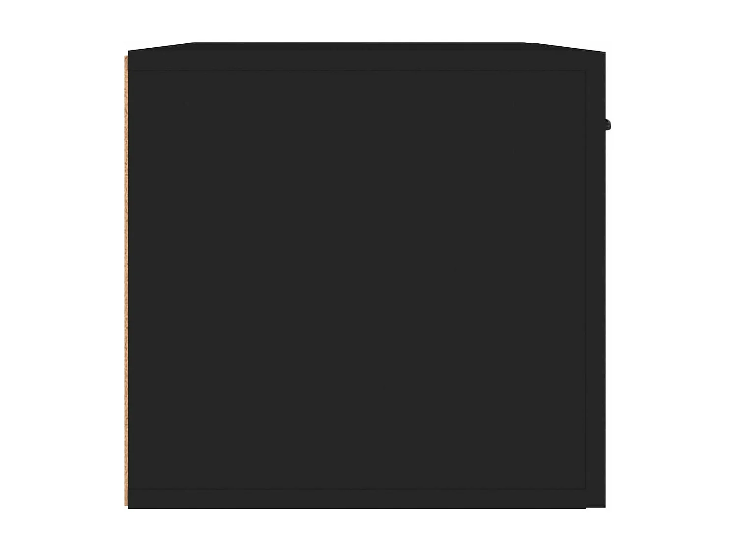 Wandschrank Schwarz 60x36,5x35 cm Holzwerkstoff