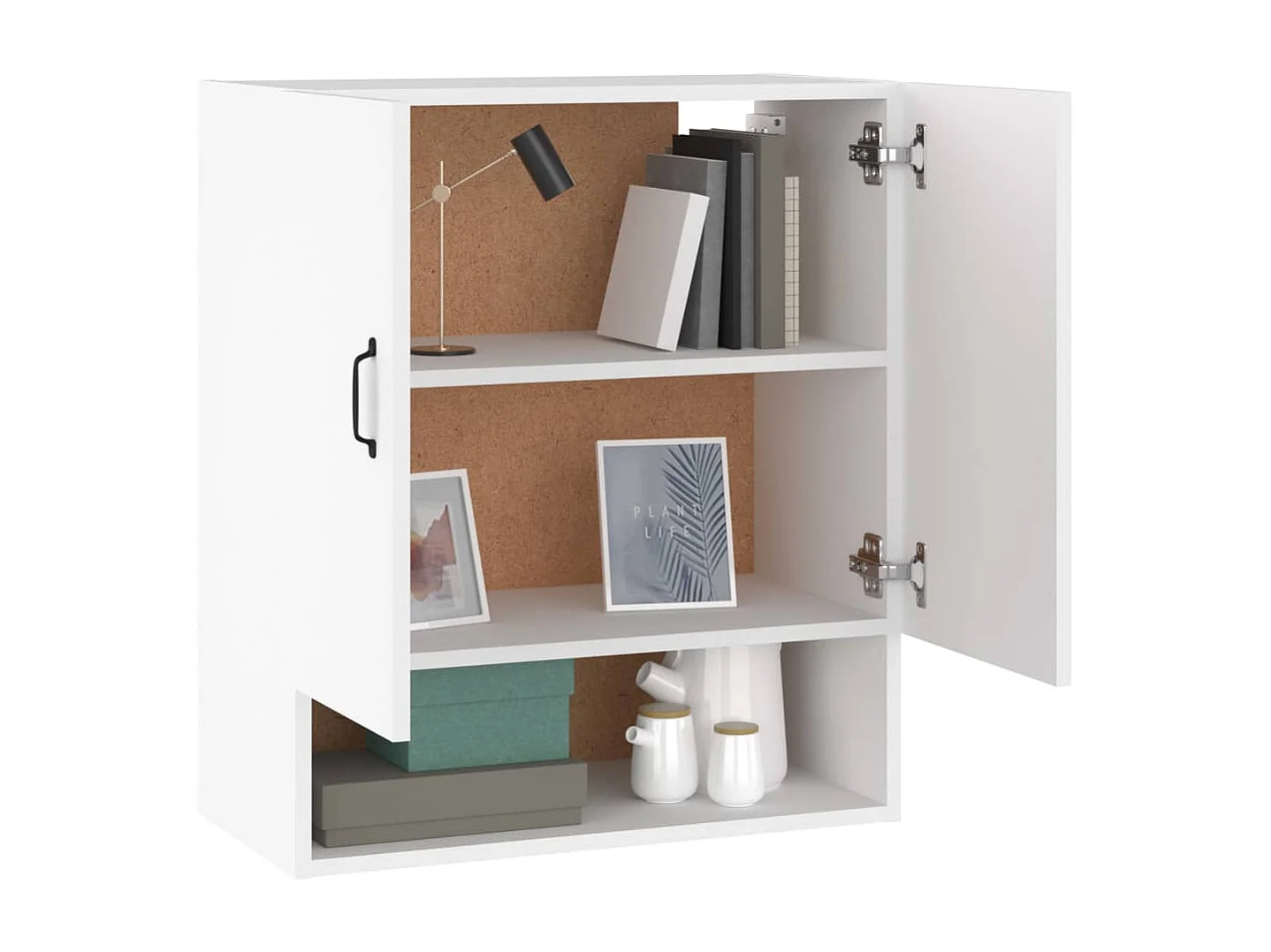 Wandschrank Weiß 60x31x70 cm Holzwerkstoff