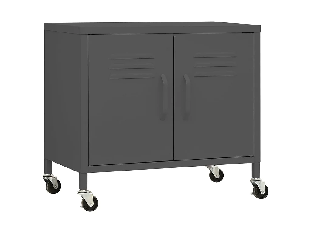 Armoire de rangement Anthracite 60x35x56 cm Acier