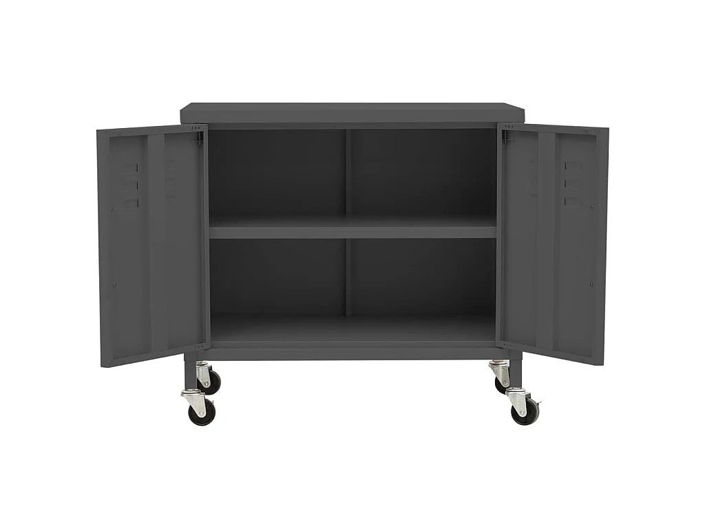 Armoire de rangement Anthracite 60x35x56 cm Acier